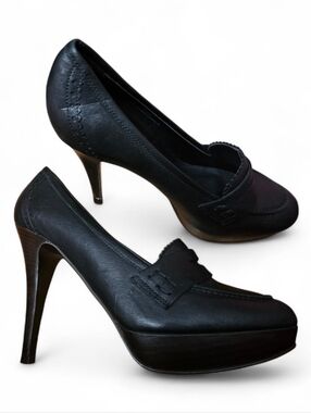 J Crew Bella high-heel loafers Pumps